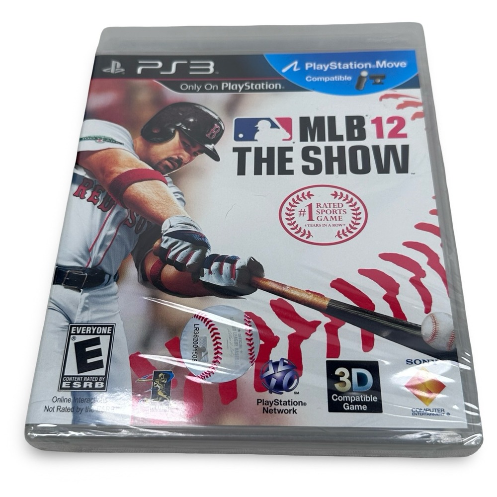 MLB 12 The Show Sony PlayStation 3 PS3 Brand New Factory Sealed 711719982951